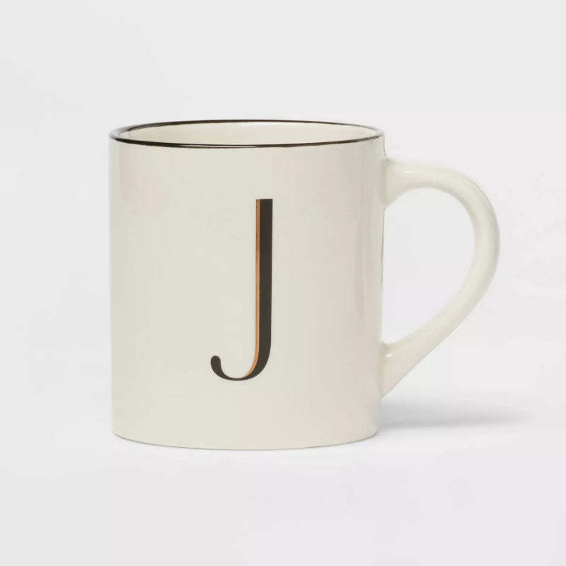 Monogram Personalized Ceramic Mug-Mineral Mug