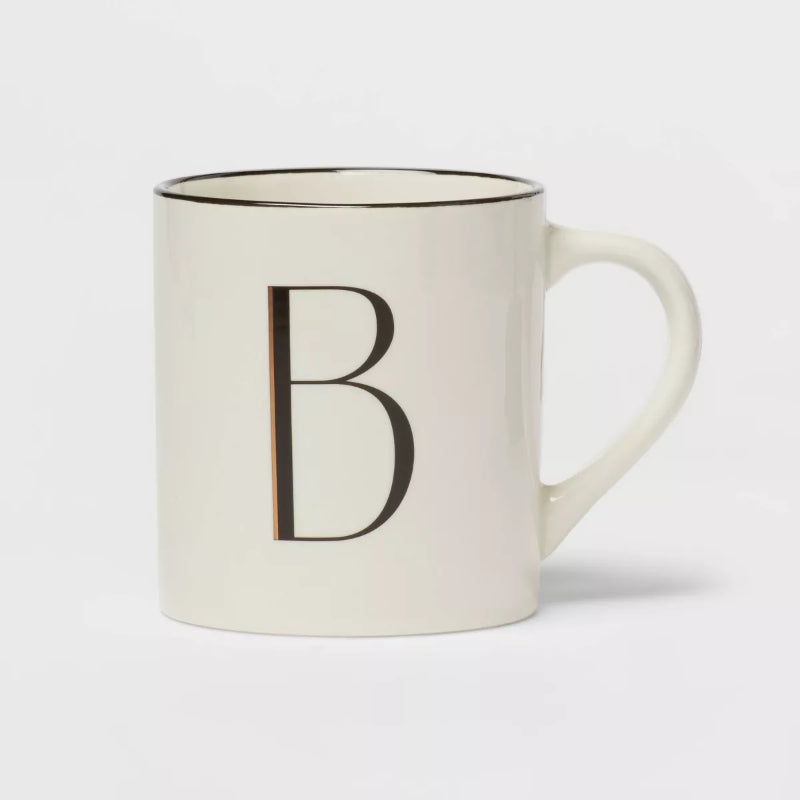 Monogram Personalized Ceramic Mug-Mineral Mug