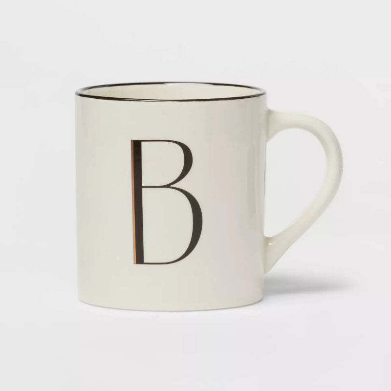 Monogram Personalized Ceramic Mug-Mineral Mug