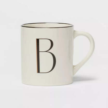 Monogram Personalized Ceramic Mug-Mineral Mug