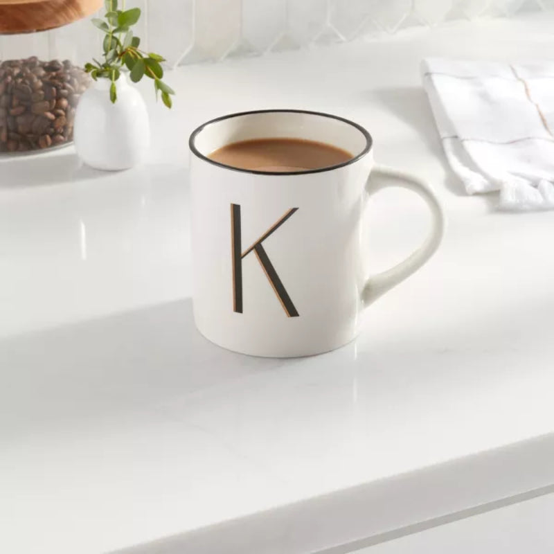 Monogram Personalized Ceramic Mug-Mineral Mug