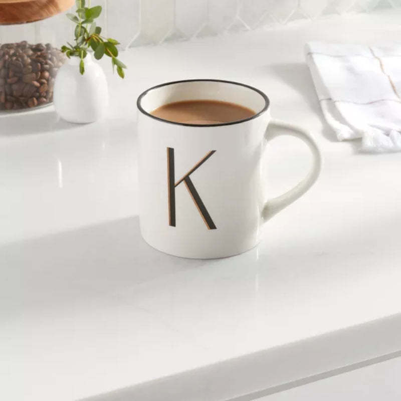 Monogram Personalized Ceramic Mug-Mineral Mug