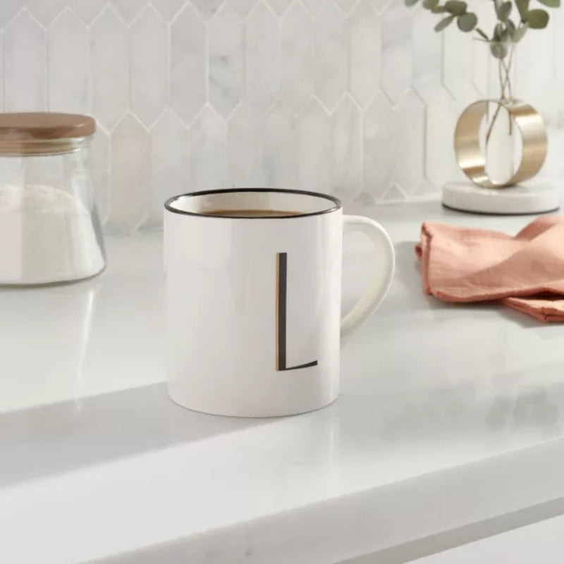 Monogram Personalized Ceramic Mug-Mineral Mug