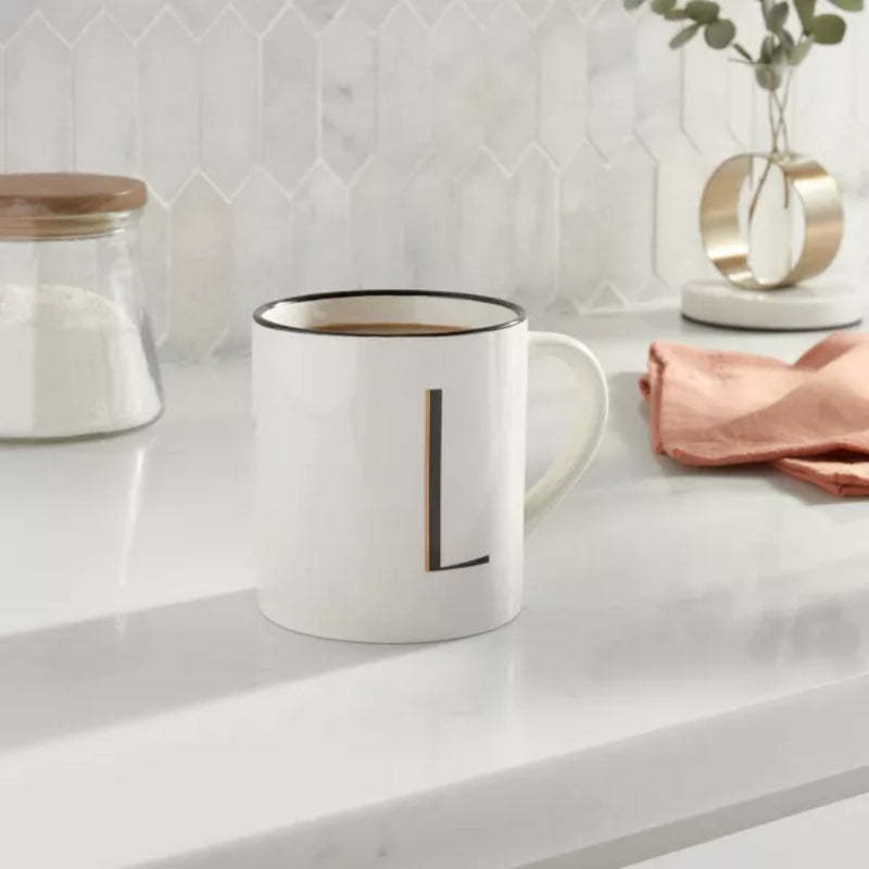 Monogram Personalized Ceramic Mug-Mineral Mug