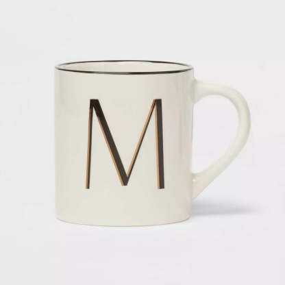 Monogram Personalized Ceramic Mug-Mineral Mug