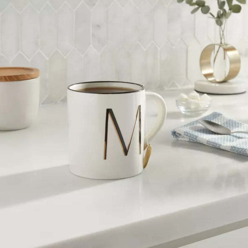 Monogram Personalized Ceramic Mug-Mineral Mug