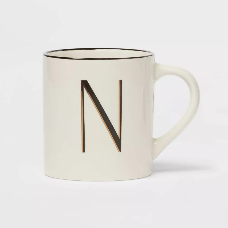 Monogram Personalized Ceramic Mug-Mineral Mug