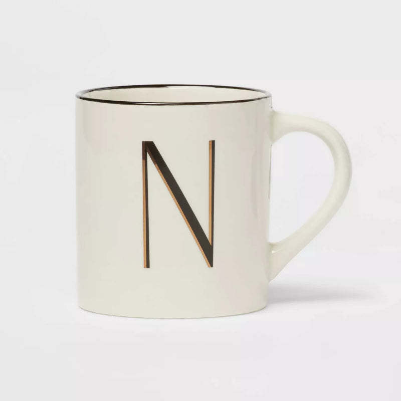 Monogram Personalized Ceramic Mug-Mineral Mug