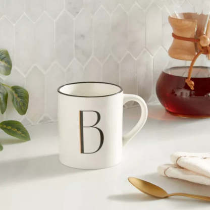Monogram Personalized Ceramic Mug-Mineral Mug