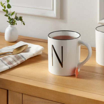 Monogram Personalized Ceramic Mug-Mineral Mug
