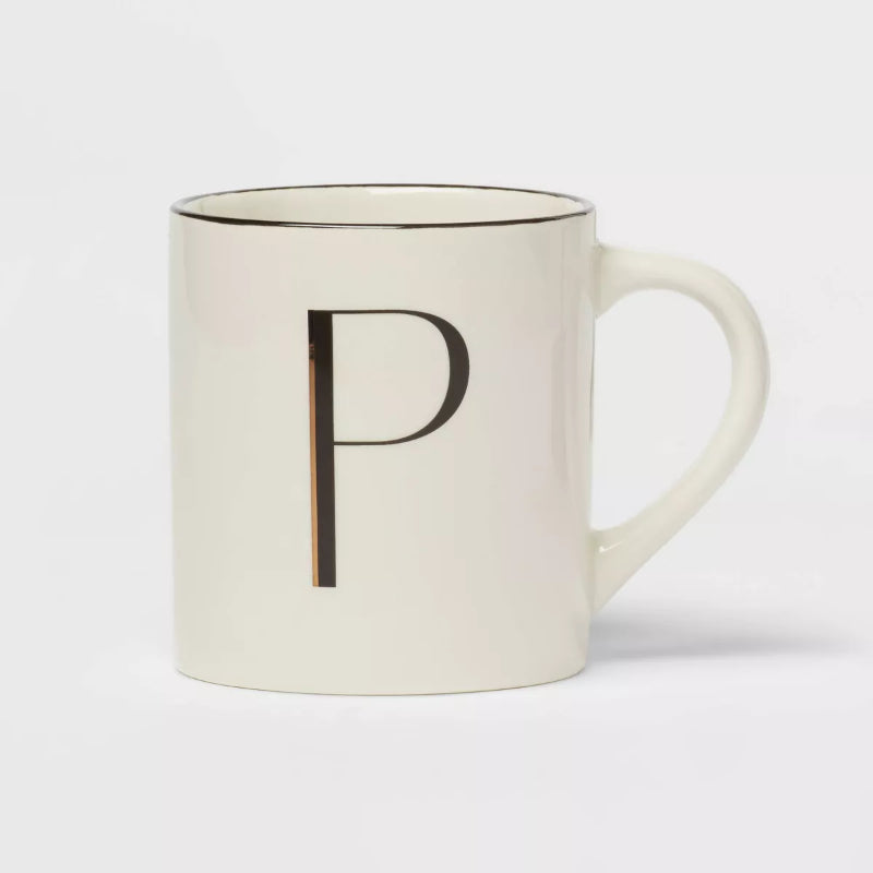 Monogram Personalized Ceramic Mug-Mineral Mug
