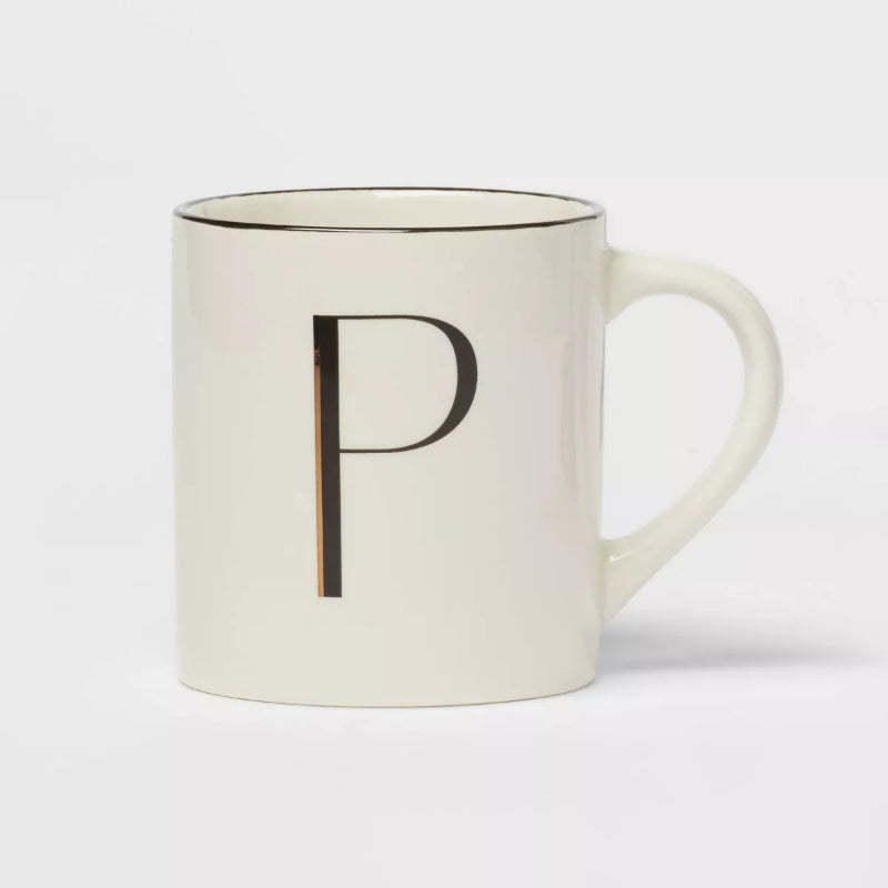 Monogram Personalized Ceramic Mug-Mineral Mug