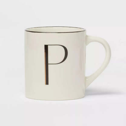 Monogram Personalized Ceramic Mug-Mineral Mug