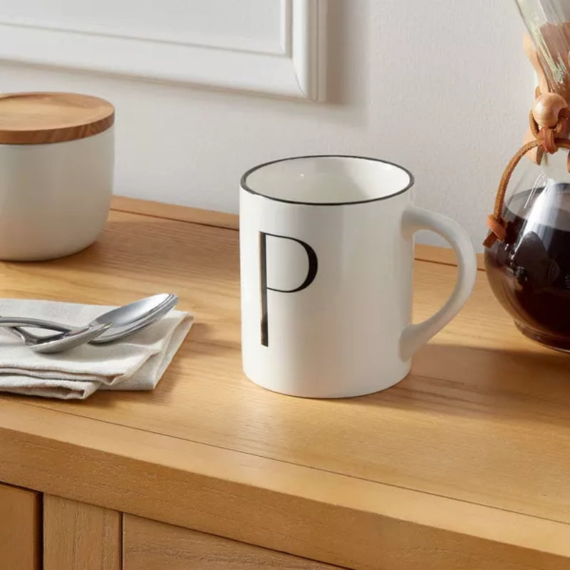Monogram Personalized Ceramic Mug-Mineral Mug