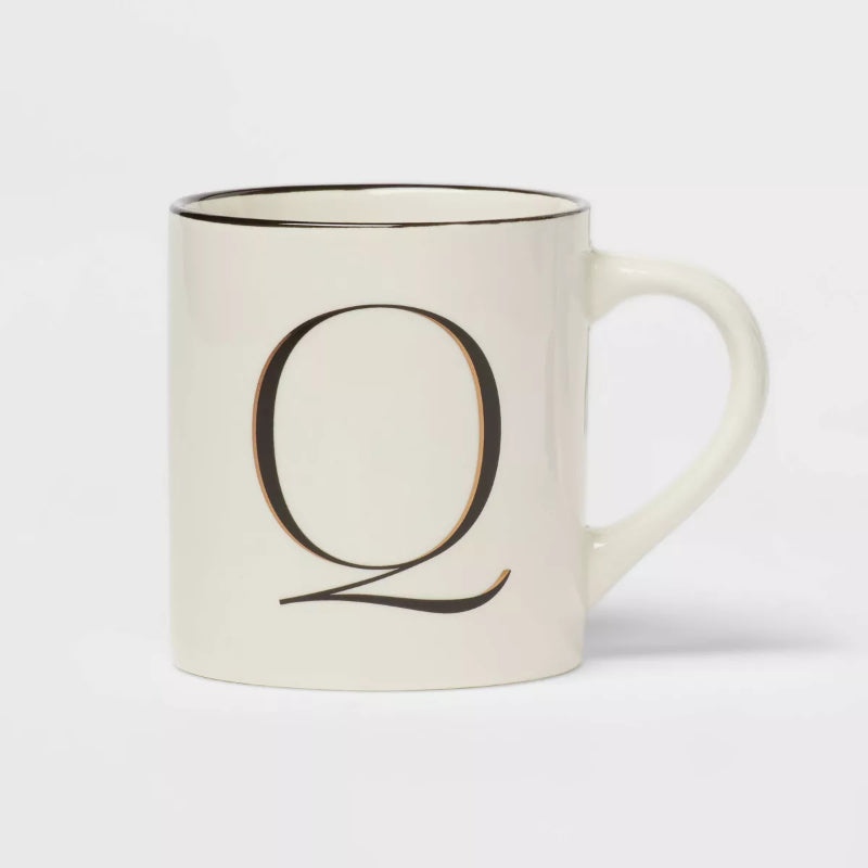 Monogram Personalized Ceramic Mug-Mineral Mug