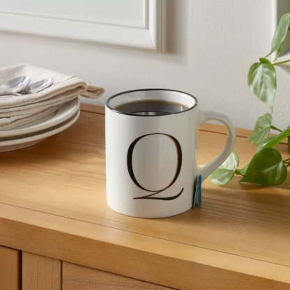 Monogram Personalized Ceramic Mug-Mineral Mug