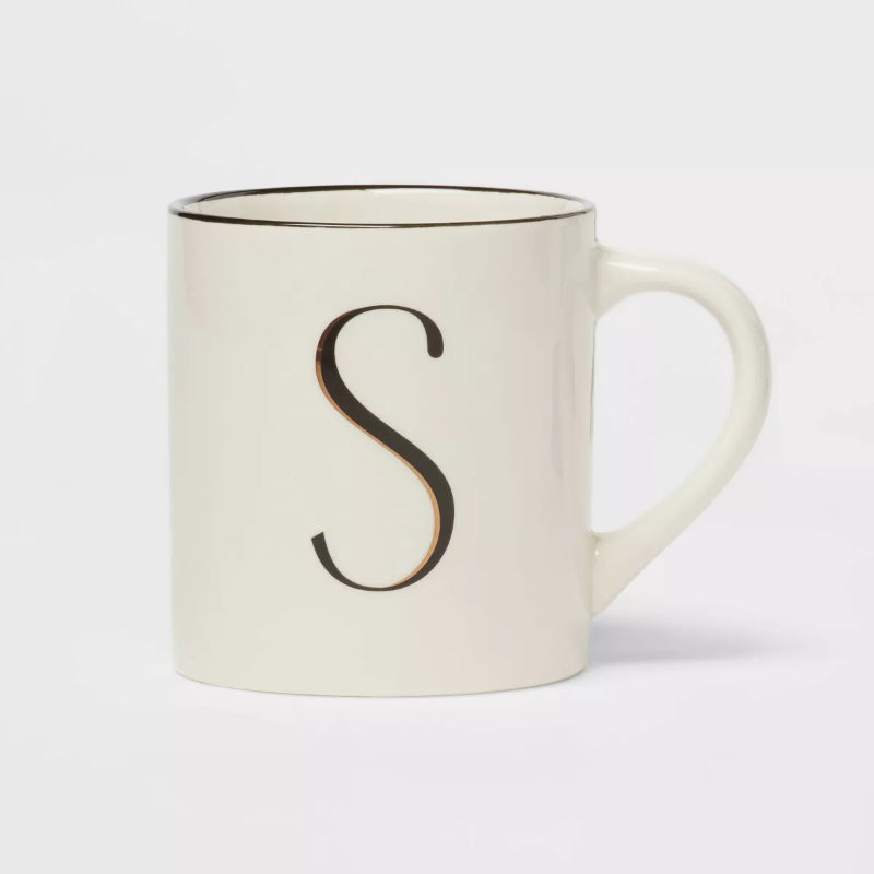 Monogram Personalized Ceramic Mug-Mineral Mug