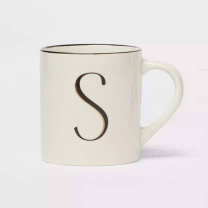 Monogram Personalized Ceramic Mug-Mineral Mug