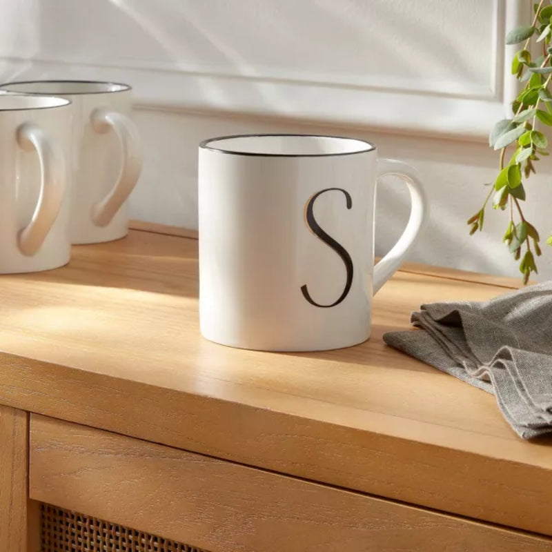 Monogram Personalized Ceramic Mug-Mineral Mug