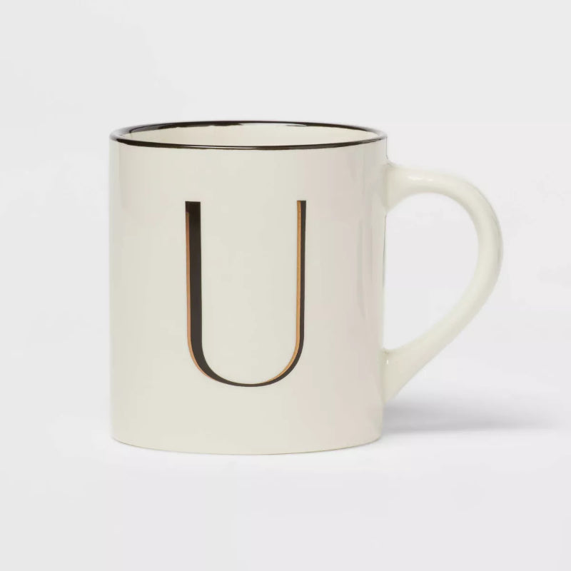 Monogram Personalized Ceramic Mug-Mineral Mug