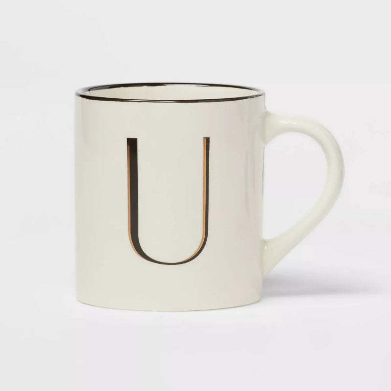 Monogram Personalized Ceramic Mug-Mineral Mug