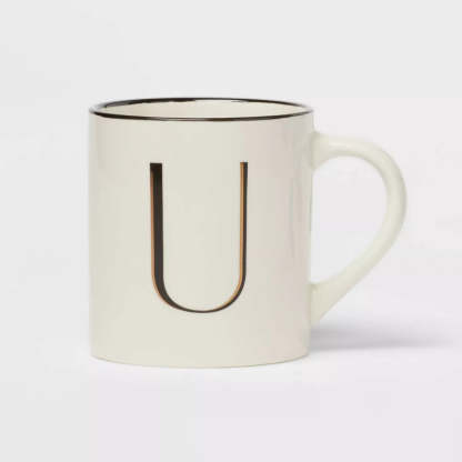Monogram Personalized Ceramic Mug-Mineral Mug