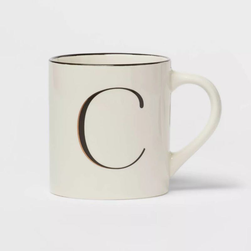 Monogram Personalized Ceramic Mug-Mineral Mug