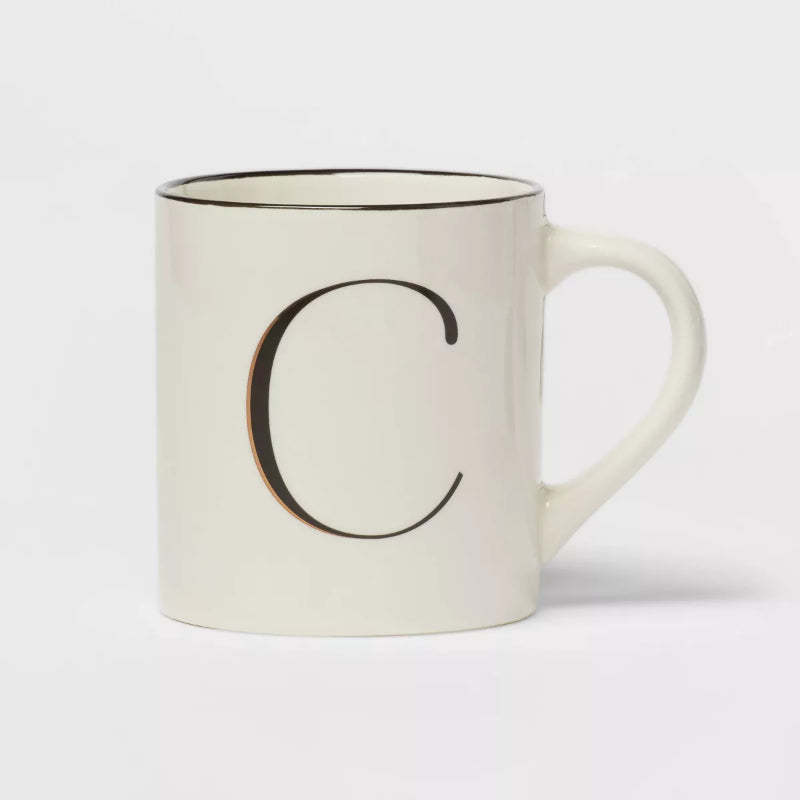 Monogram Personalized Ceramic Mug-Mineral Mug