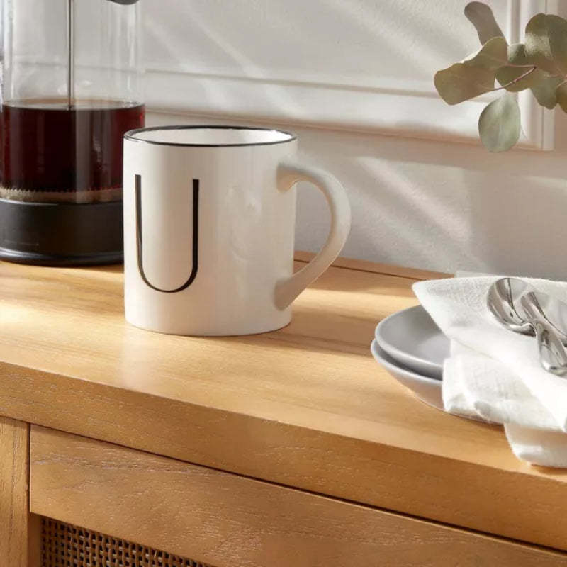 Monogram Personalized Ceramic Mug-Mineral Mug