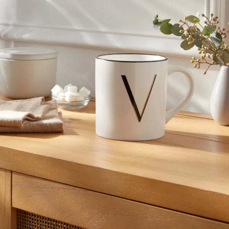 Monogram Personalized Ceramic Mug-Mineral Mug