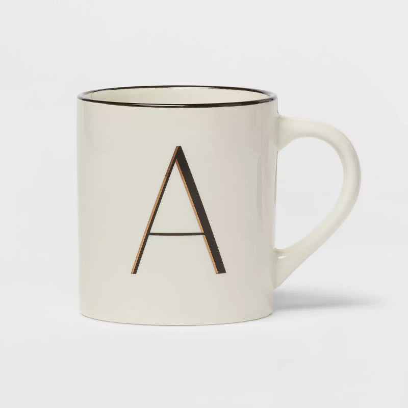 Monogram Personalized Ceramic Mug-Mineral Mug
