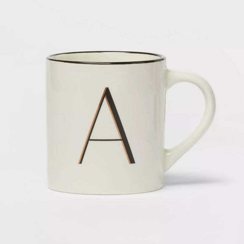 Monogram Personalized Ceramic Mug-Mineral Mug