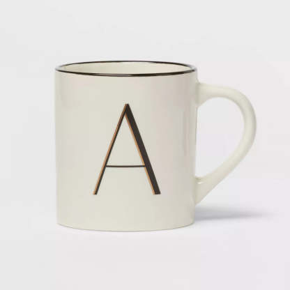 Monogram Personalized Ceramic Mug-Mineral Mug