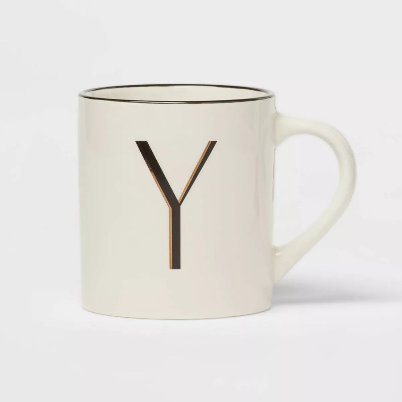 Monogram Personalized Ceramic Mug-Mineral Mug