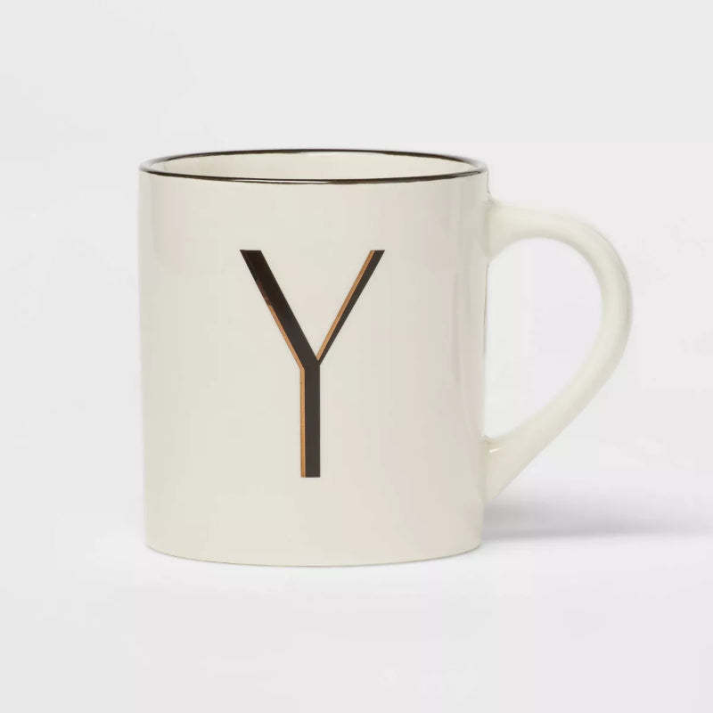 Monogram Personalized Ceramic Mug-Mineral Mug