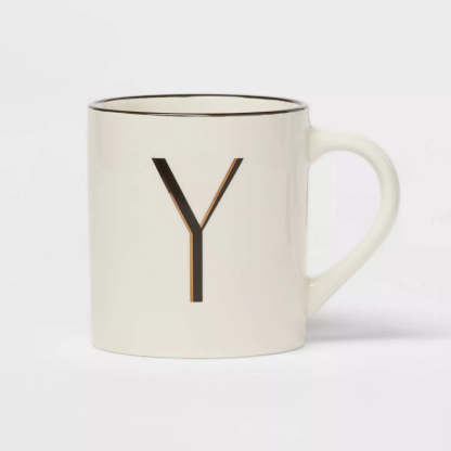 Monogram Personalized Ceramic Mug-Mineral Mug