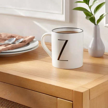 Monogram Personalized Ceramic Mug-Mineral Mug
