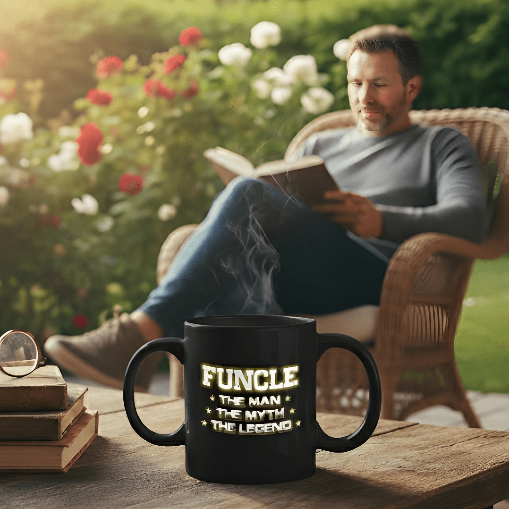 Ceramic Funcle The Myth The Man The Legend Coffee Mug Novelty Drinkware