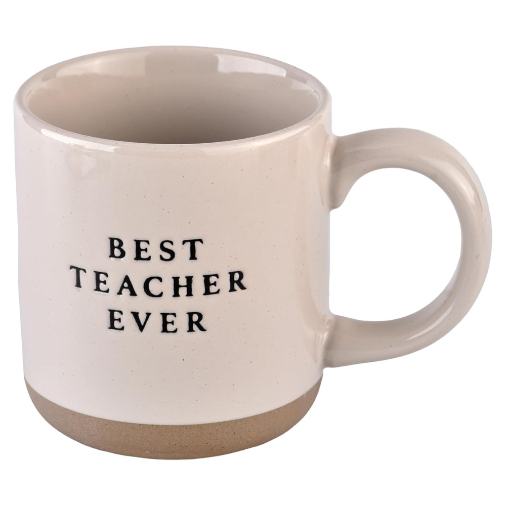 Best Teacher Ever Coffee Mugs - 14oz Cute Coffee Mugs for Hot & Cold Drinks