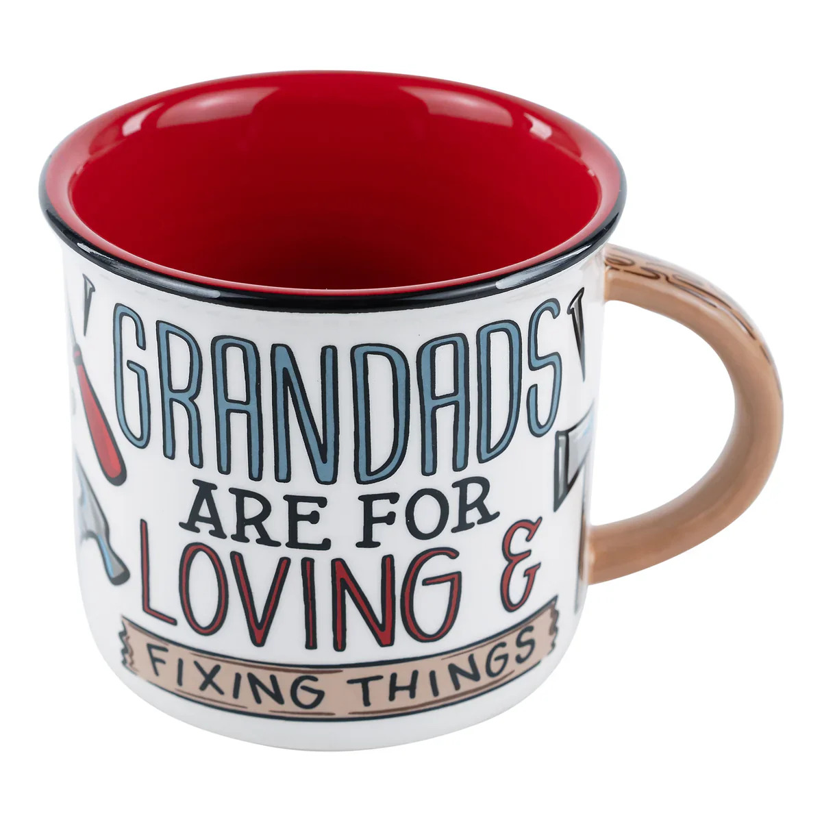 Campfire Mug - Grandpas Are For Fixing Things