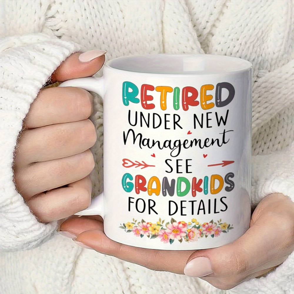 Under New Management - See Grandkids for Details" - Generational Humor Gift for Grandma & Grandpa