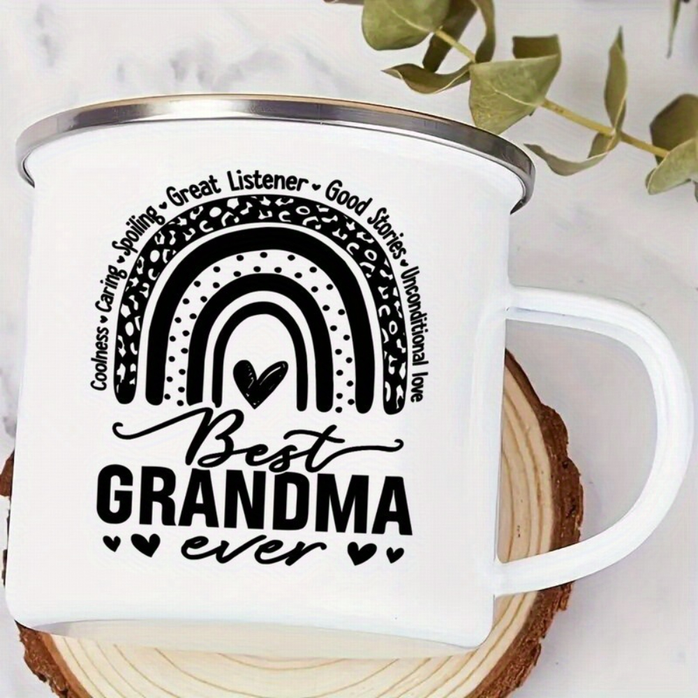 Grandma'S Enamel Mug 