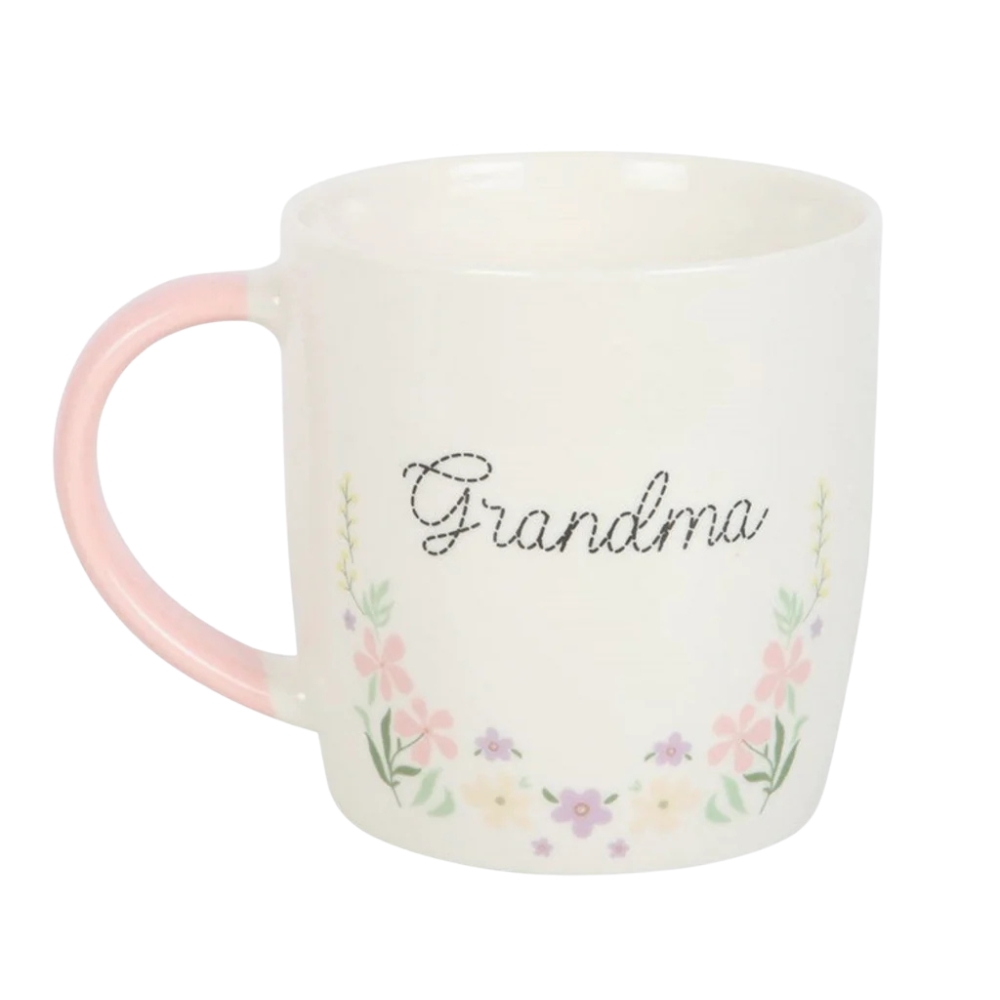 Grandma Pastel Floral Mug