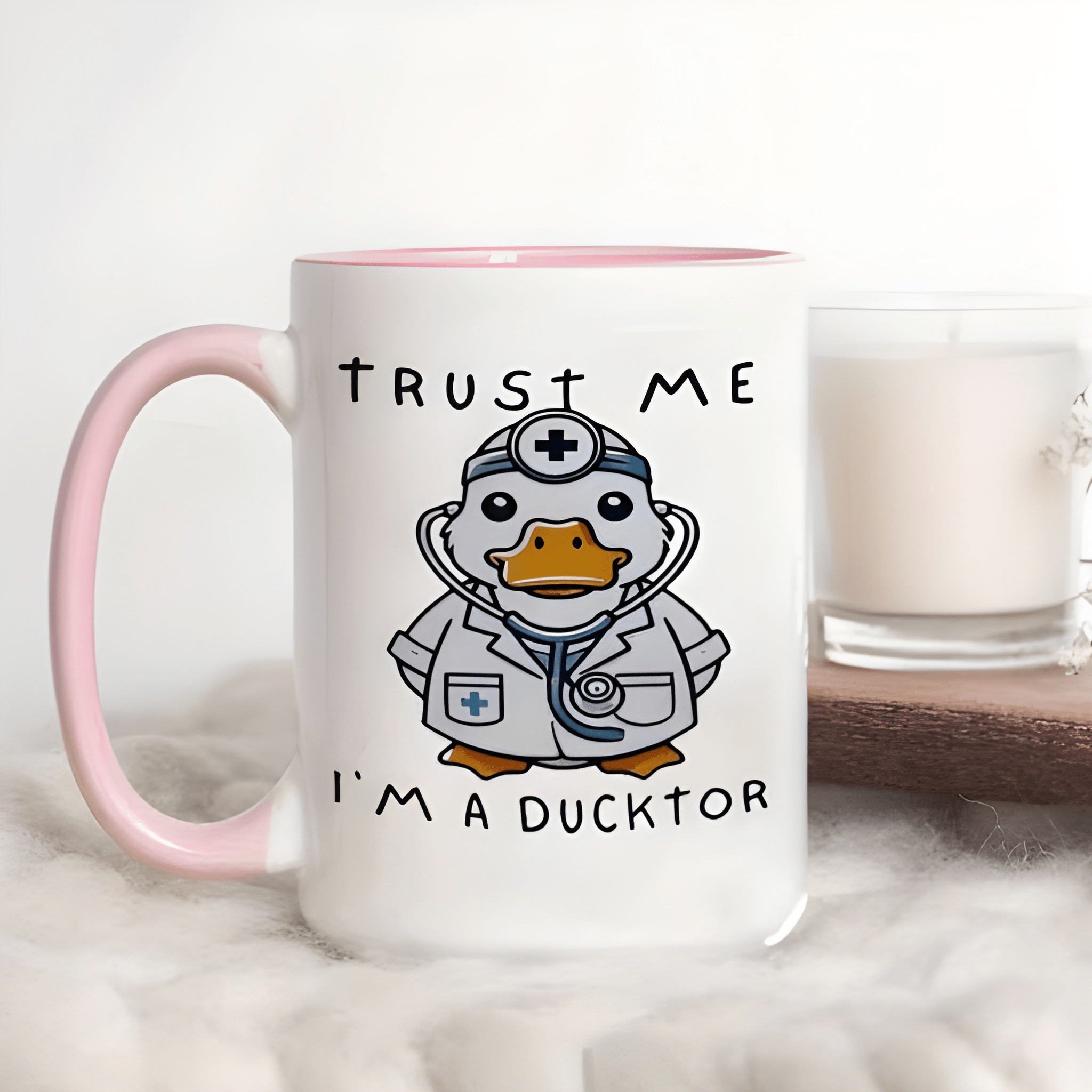 11 oz Ceramic Trust Me Ducktor Funny Coffee Mug Drinkware 1pc