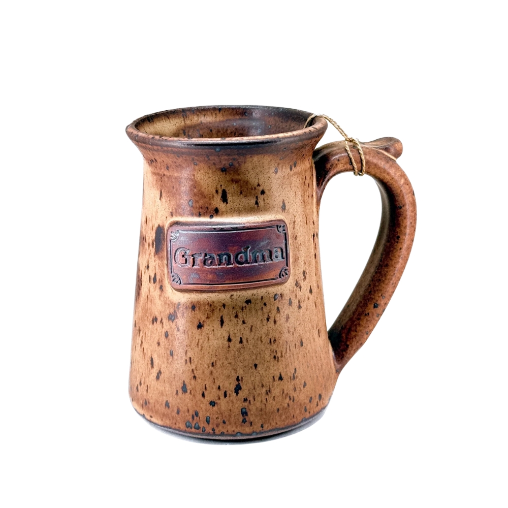 Grandma Mug hand-drawn medallion design