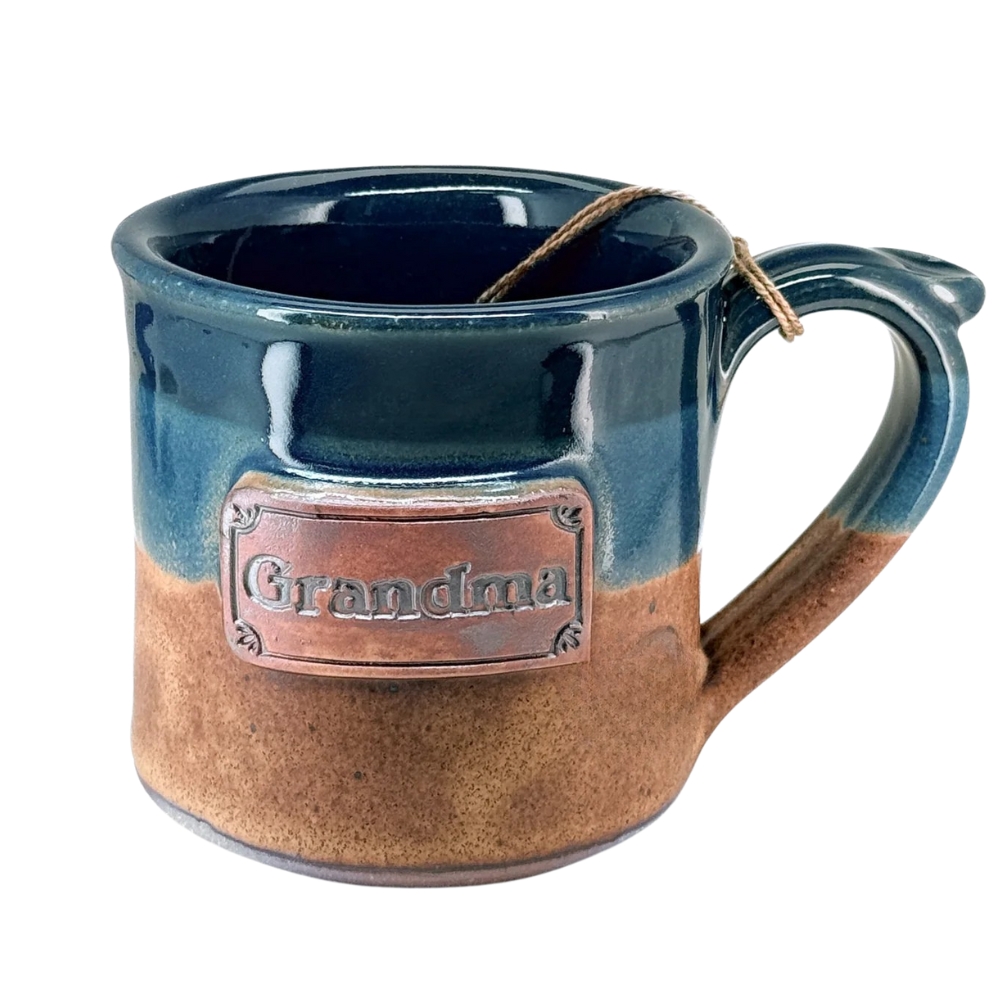 Grandma Mug hand-drawn medallion design