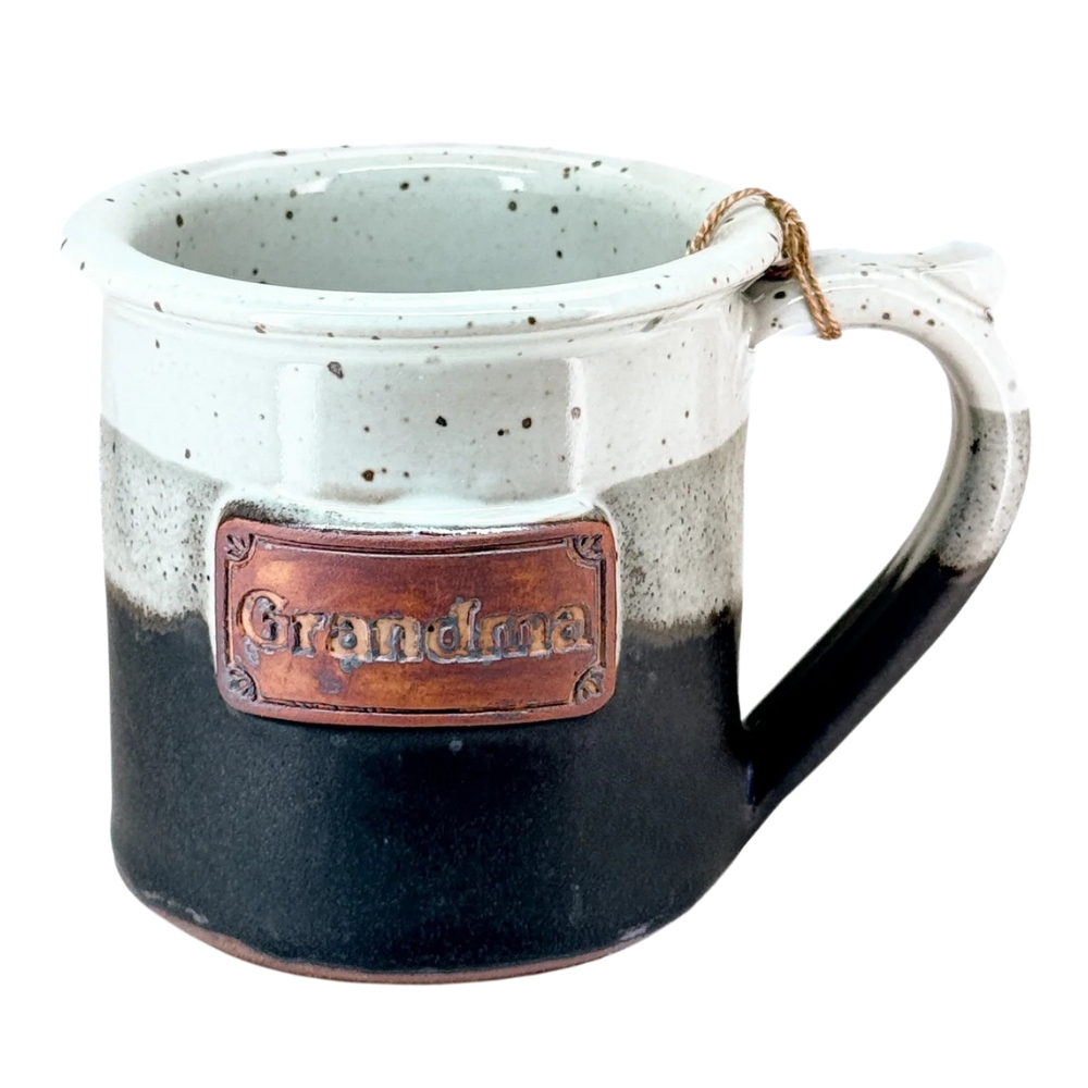 Grandma Mug hand-drawn medallion design