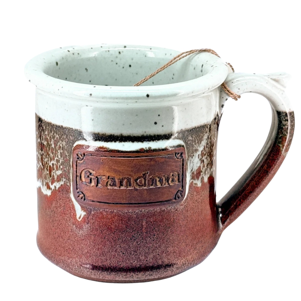 Grandma Mug hand-drawn medallion design
