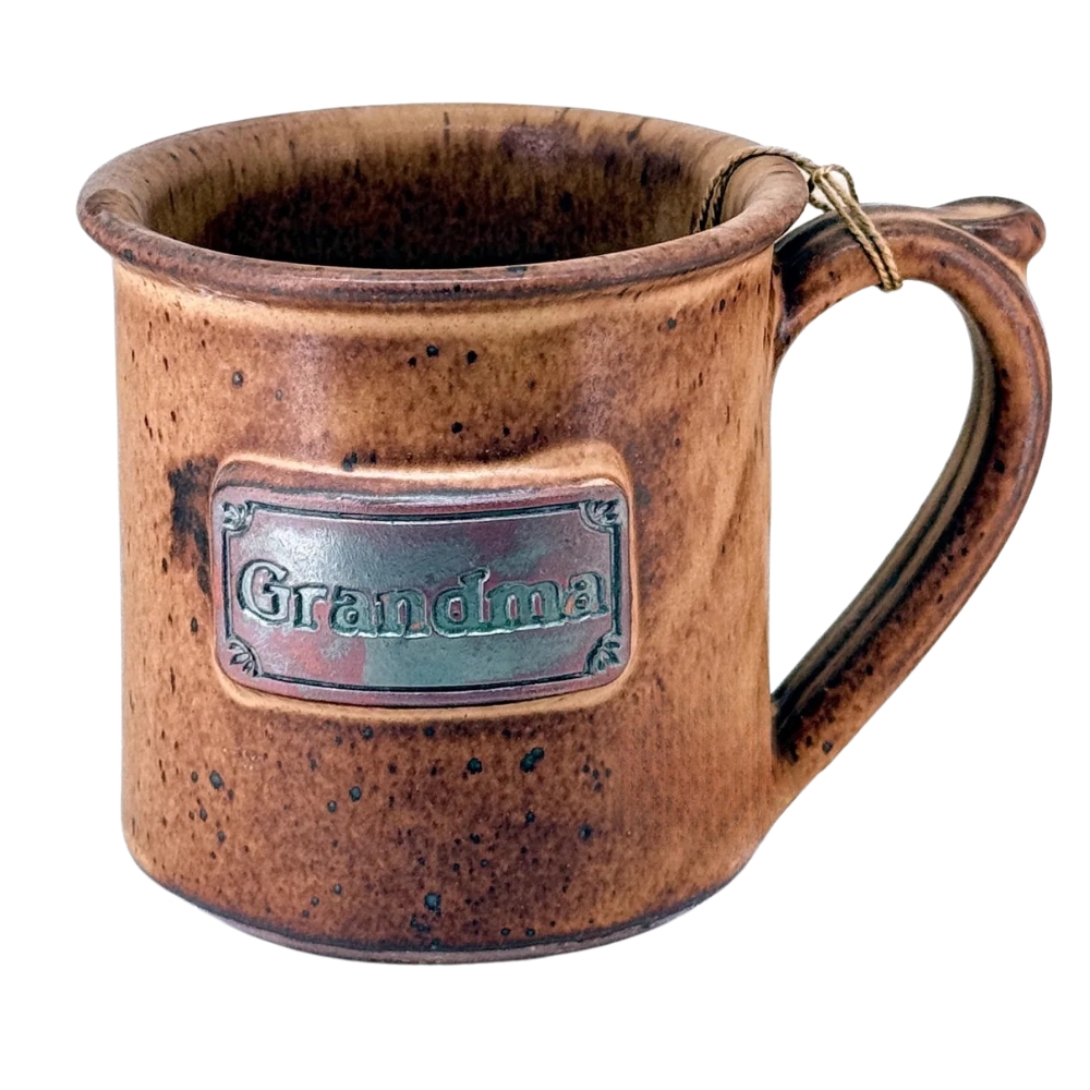 Grandma Mug hand-drawn medallion design