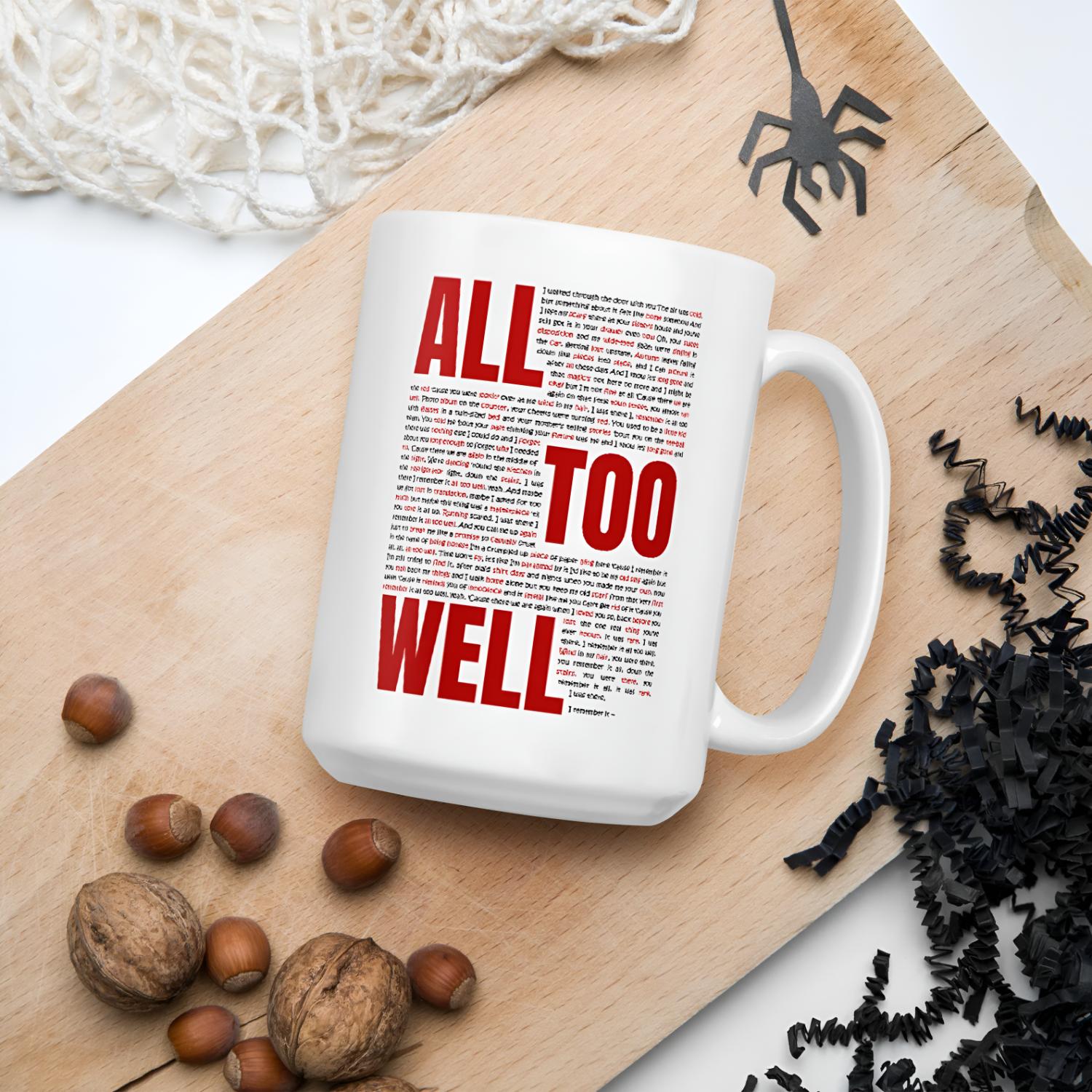 All Too Well Lyrics Printed Mug